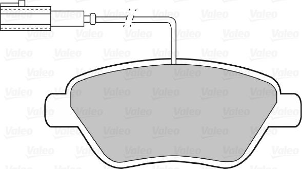 Valeo 598913 - Bremžu uzliku kompl., Disku bremzes www.autospares.lv