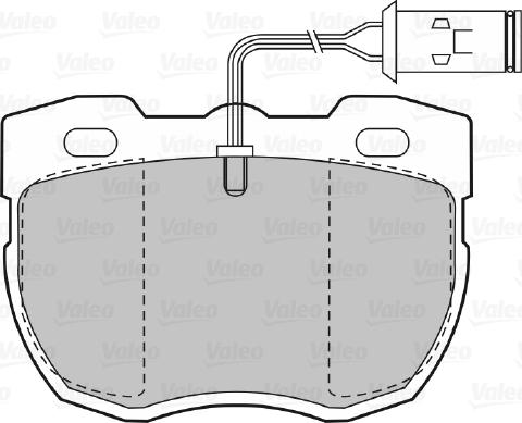 Valeo 670498 - Bremžu uzliku kompl., Disku bremzes autospares.lv