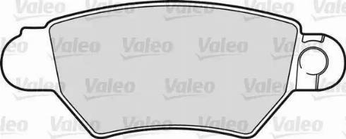 Valeo 598455 - Bremžu uzliku kompl., Disku bremzes autospares.lv