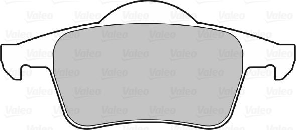 Valeo 598480 - Brake Pad Set, disc brake www.autospares.lv