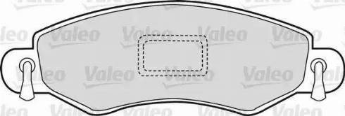 Valeo 598477 - Bremžu uzliku kompl., Disku bremzes www.autospares.lv