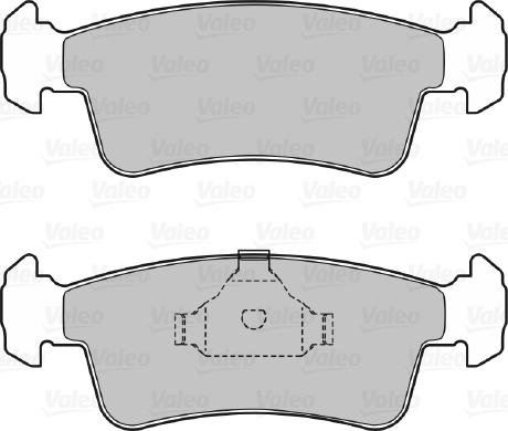 Valeo 598532 - Brake Pad Set, disc brake www.autospares.lv