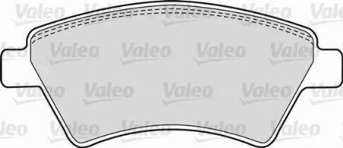 Valeo 598526 - Bremžu uzliku kompl., Disku bremzes www.autospares.lv