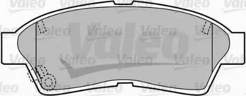 Valeo 598578 - Brake Pad Set, disc brake www.autospares.lv