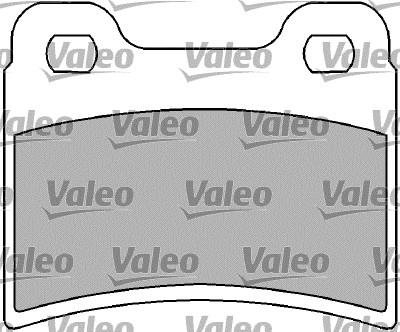 Valeo 598692 - Тормозные колодки, дисковые, комплект www.autospares.lv