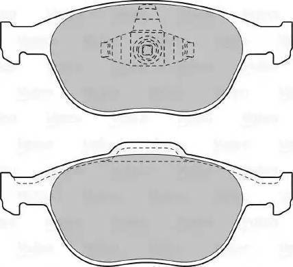 Remsa 98400 - Тормозные колодки, дисковые, комплект www.autospares.lv