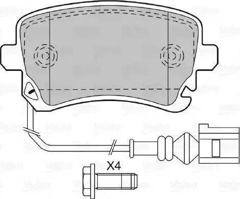 Remsa 89711 - Bremžu uzliku kompl., Disku bremzes www.autospares.lv