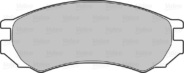 Valeo 598024 - Bremžu uzliku kompl., Disku bremzes www.autospares.lv