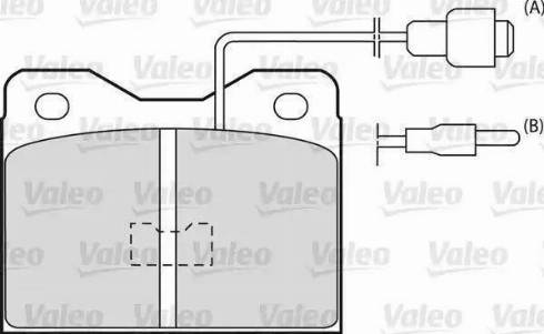 Valeo 598143 - Тормозные колодки, дисковые, комплект www.autospares.lv