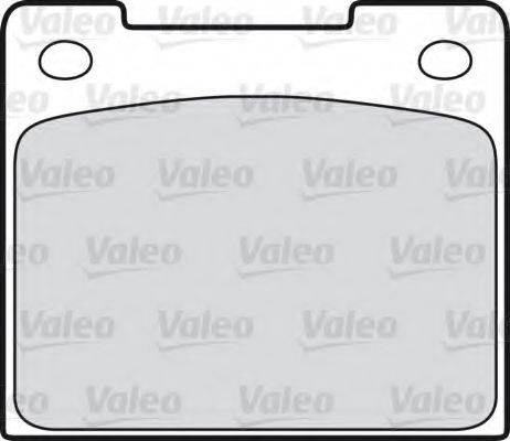 Valeo 598164 - Brake Pad Set, disc brake www.autospares.lv