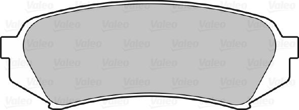 Valeo 598865 - Brake Pad Set, disc brake www.autospares.lv