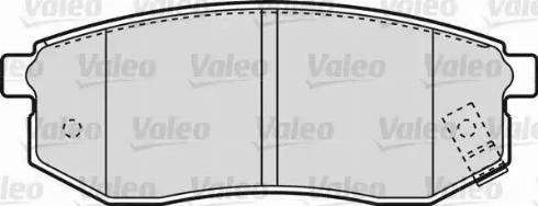 Valeo 598866 - Bremžu uzliku kompl., Disku bremzes www.autospares.lv