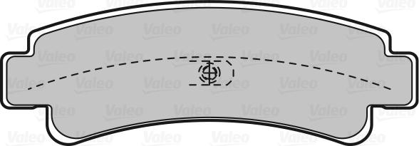 Valeo 598826 - Bremžu uzliku kompl., Disku bremzes autospares.lv