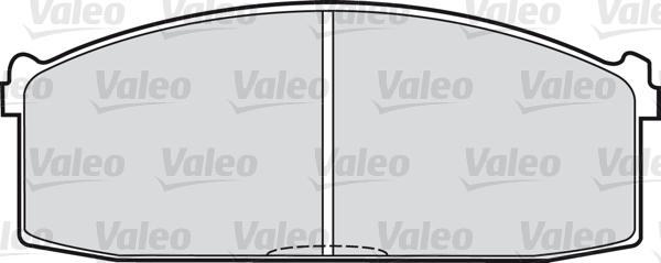 Valeo 598379 - Bremžu uzliku kompl., Disku bremzes www.autospares.lv