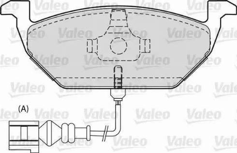 Valeo 598298 - Тормозные колодки, дисковые, комплект www.autospares.lv