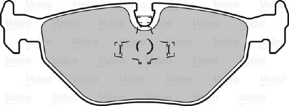 Valeo 598259 - Brake Pad Set, disc brake www.autospares.lv