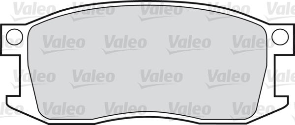 Valeo 598208 - Bremžu uzliku kompl., Disku bremzes www.autospares.lv