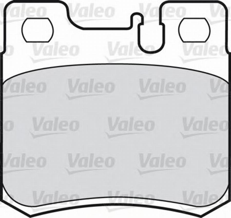 Valeo 598235 - Bremžu uzliku kompl., Disku bremzes www.autospares.lv