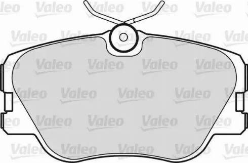 Valeo 598225 - Bremžu uzliku kompl., Disku bremzes www.autospares.lv