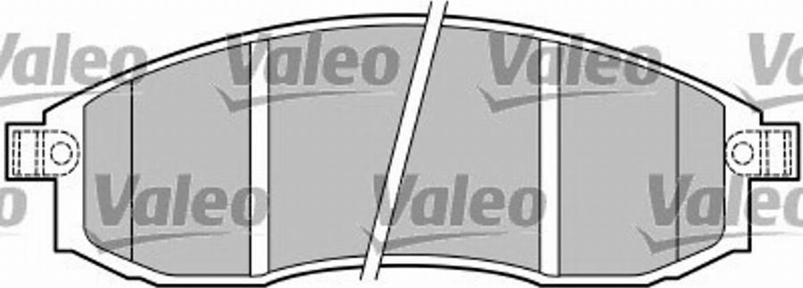 Valeo 597477 - Brake Pad Set, disc brake www.autospares.lv