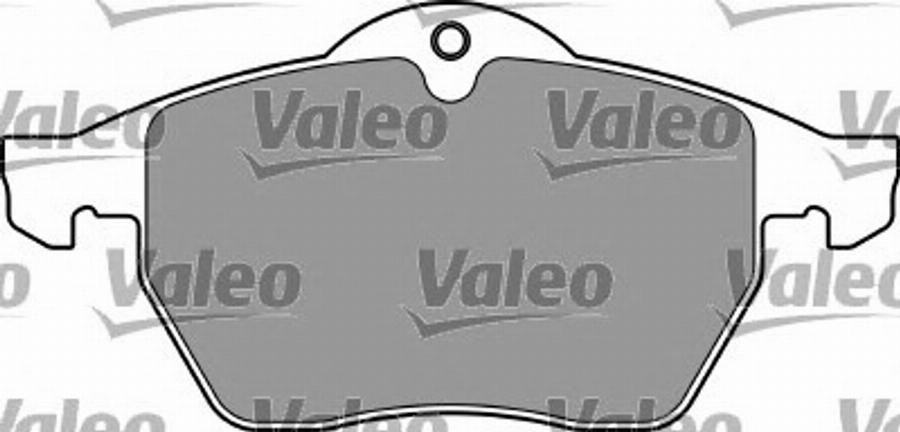 Valeo 597549 - Bremžu uzliku kompl., Disku bremzes www.autospares.lv