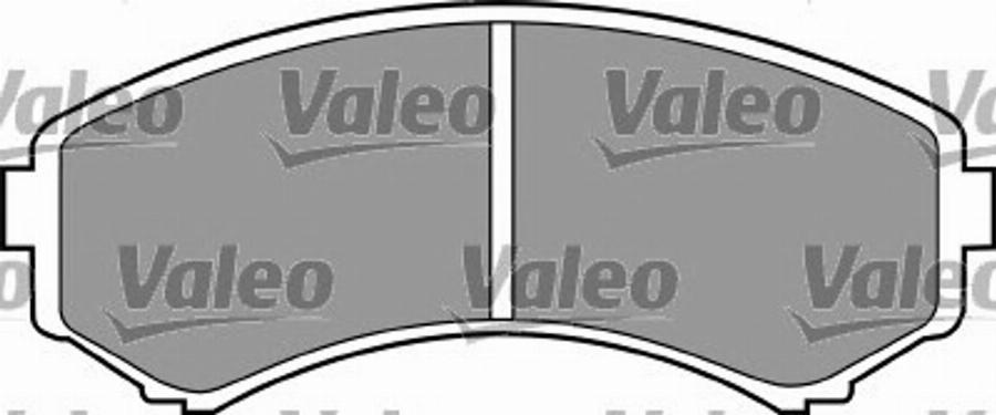 Valeo 597557 - Bremžu uzliku kompl., Disku bremzes www.autospares.lv