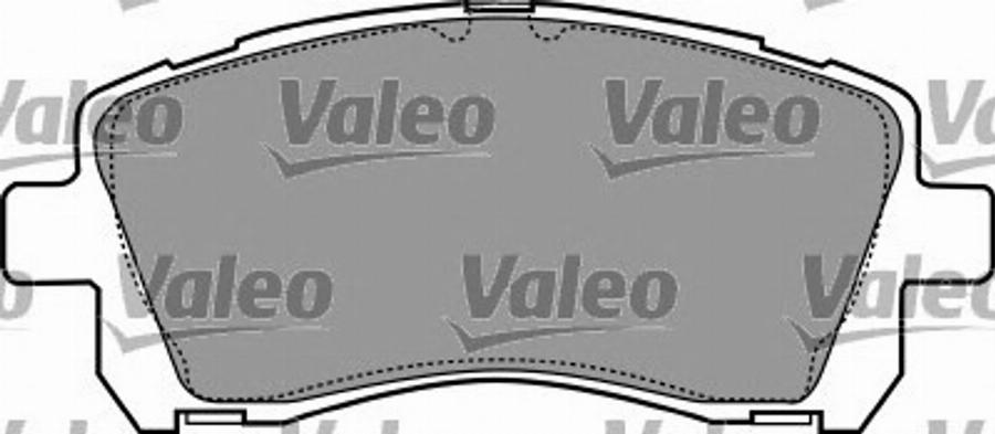 Valeo 597507 - Bremžu uzliku kompl., Disku bremzes www.autospares.lv