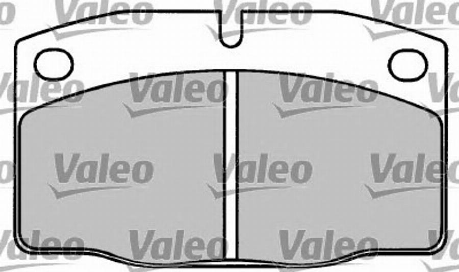 Valeo 597008 - Тормозные колодки, дисковые, комплект www.autospares.lv