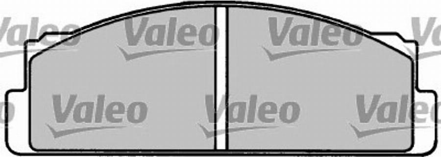 Valeo 597002 - Тормозные колодки, дисковые, комплект www.autospares.lv