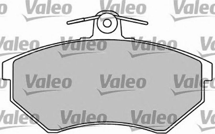 Valeo 597141 - Тормозные колодки, дисковые, комплект www.autospares.lv