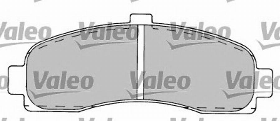 Valeo 597148 - Bremžu uzliku kompl., Disku bremzes www.autospares.lv