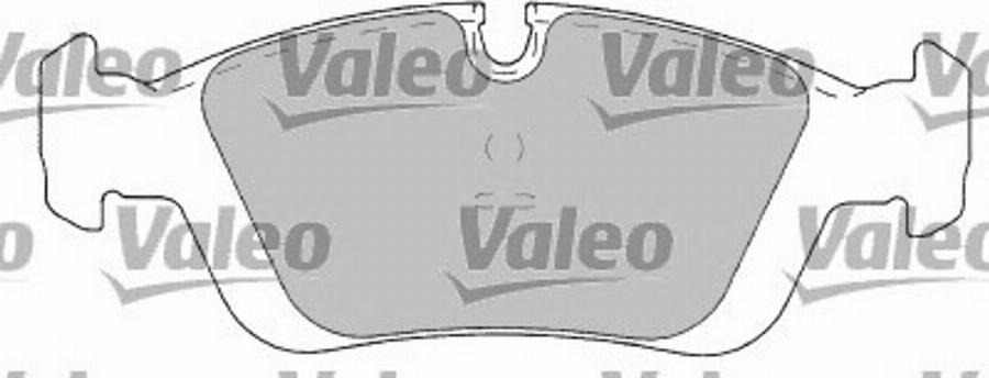 Valeo 597163 - Тормозные колодки, дисковые, комплект www.autospares.lv