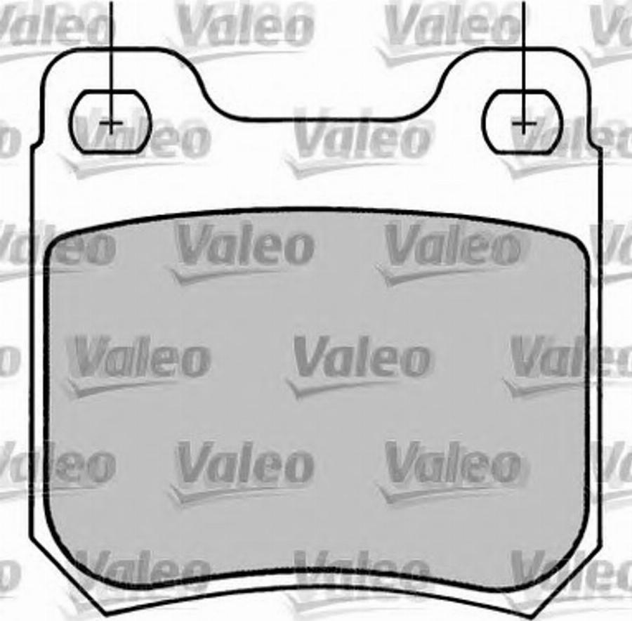 Valeo 597109 - Тормозные колодки, дисковые, комплект www.autospares.lv