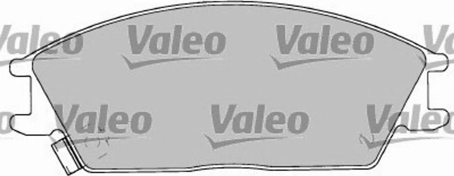 Valeo 597100 - Brake Pad Set, disc brake www.autospares.lv