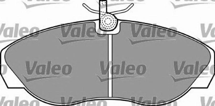 Valeo 597348 - Brake Pad Set, disc brake www.autospares.lv