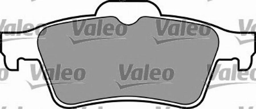 Valeo 597354 - Bremžu uzliku kompl., Disku bremzes www.autospares.lv