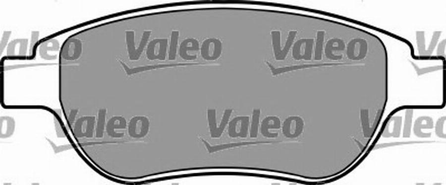 Valeo 597355 - Тормозные колодки, дисковые, комплект www.autospares.lv