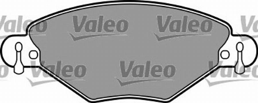 Valeo 597368 - Тормозные колодки, дисковые, комплект www.autospares.lv