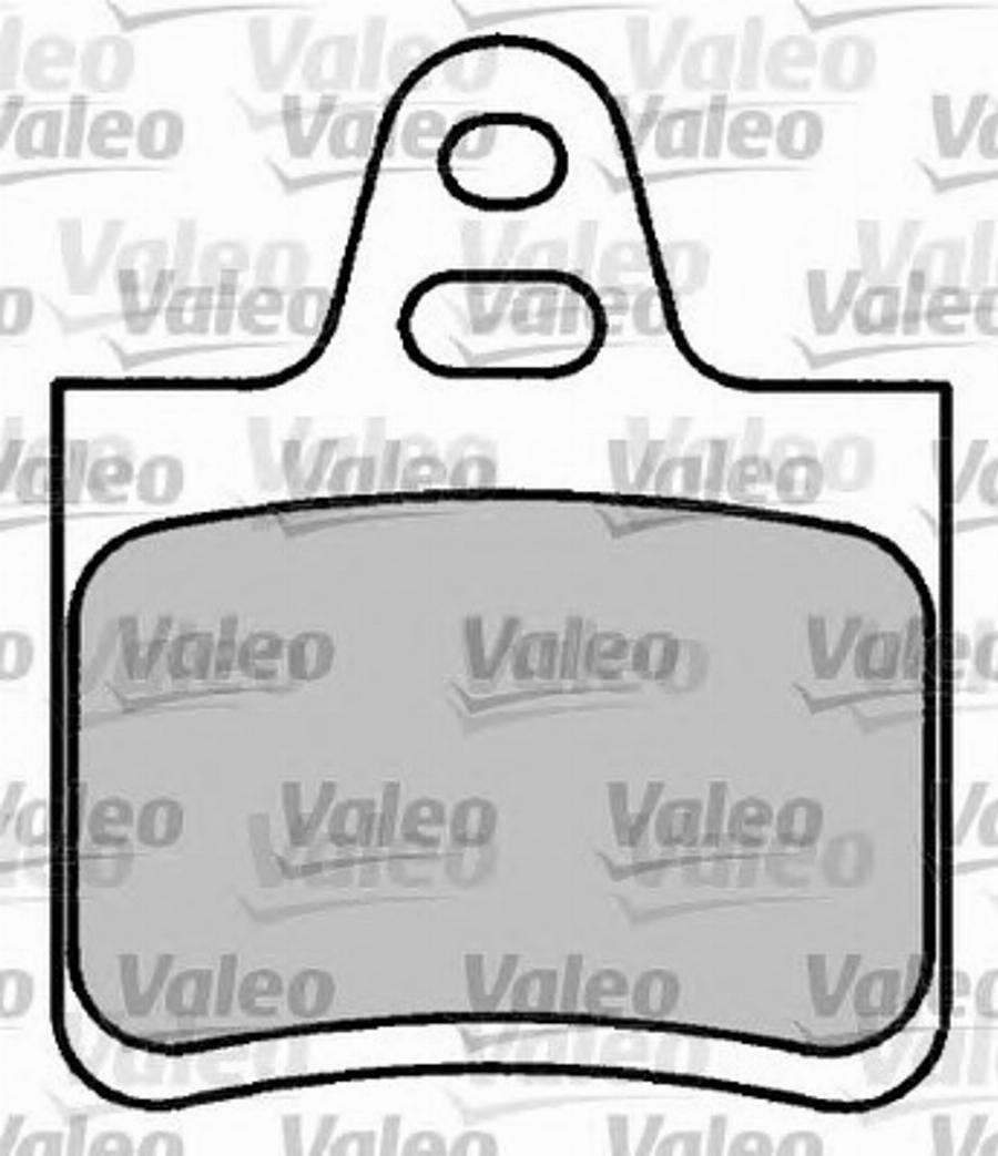 Valeo 597309 - Bremžu uzliku kompl., Disku bremzes www.autospares.lv