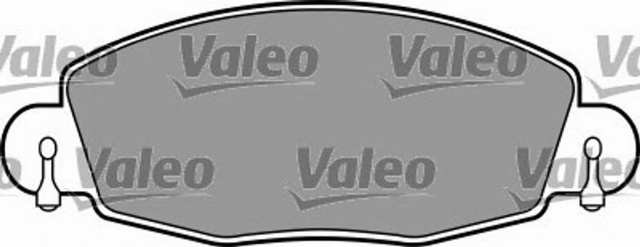 Valeo 597318 - Bremžu uzliku kompl., Disku bremzes www.autospares.lv