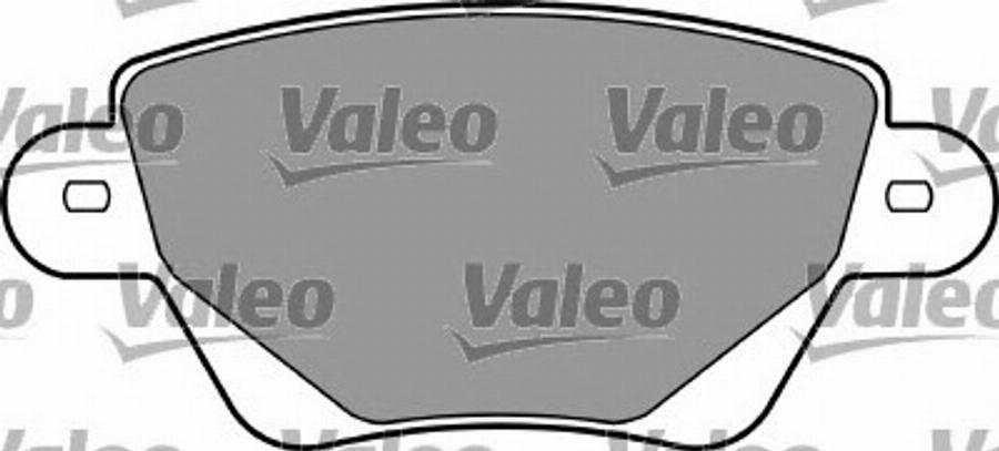 Valeo 597339 - Тормозные колодки, дисковые, комплект www.autospares.lv