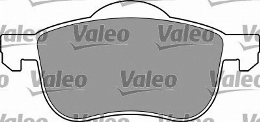 Valeo 597320 - Bremžu uzliku kompl., Disku bremzes www.autospares.lv