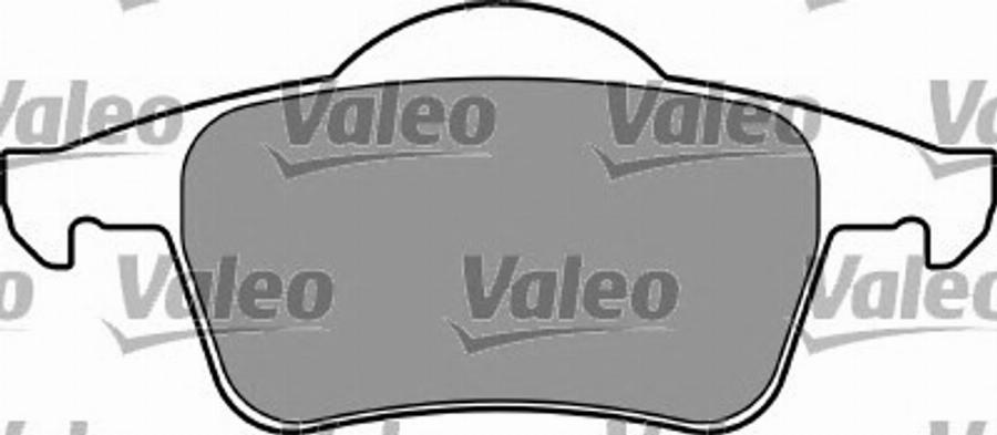 Valeo 597321 - Brake Pad Set, disc brake www.autospares.lv