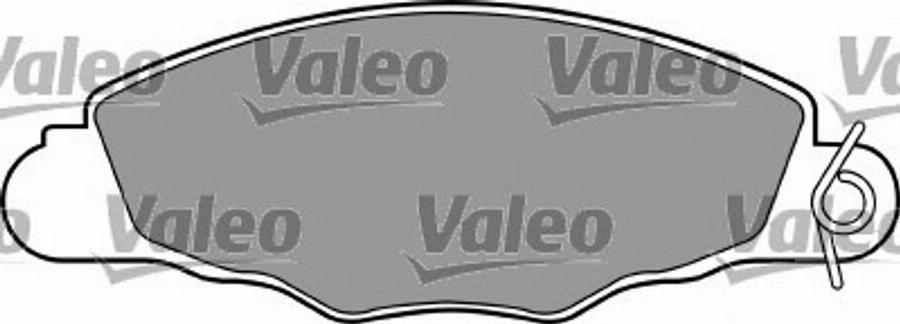 Valeo 597328 - Тормозные колодки, дисковые, комплект www.autospares.lv