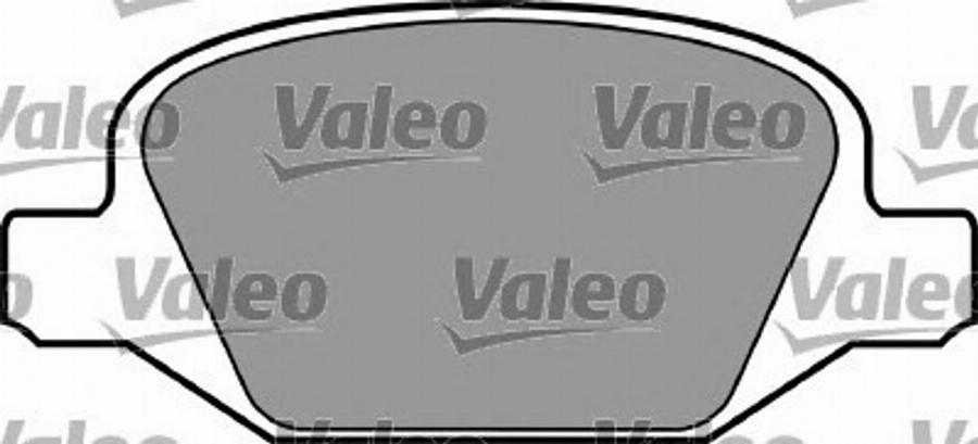 Valeo 597379 - Тормозные колодки, дисковые, комплект www.autospares.lv