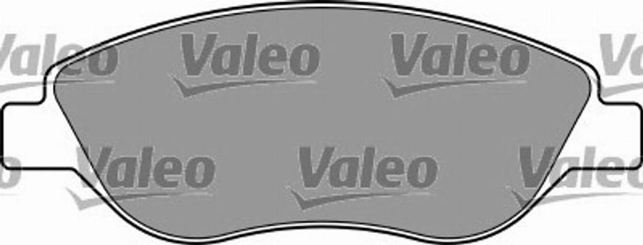 Valeo 597371 - Bremžu uzliku kompl., Disku bremzes www.autospares.lv