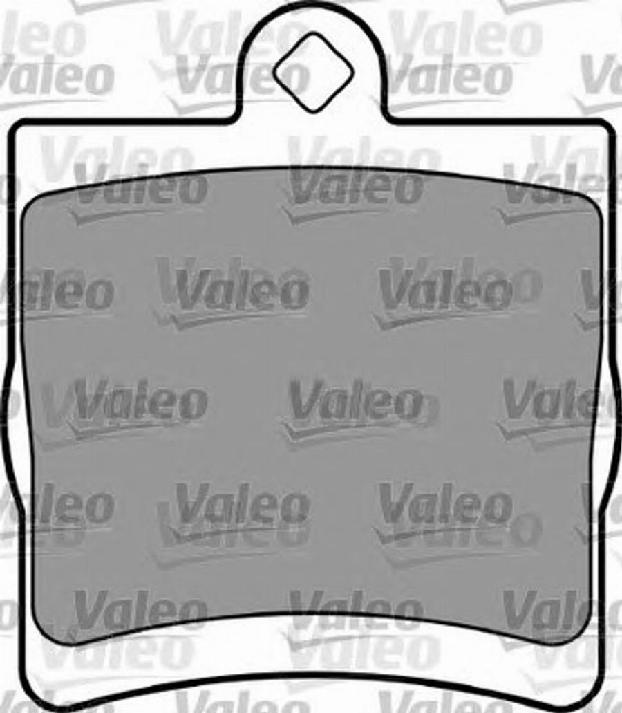 Valeo 597268 - Bremžu uzliku kompl., Disku bremzes www.autospares.lv