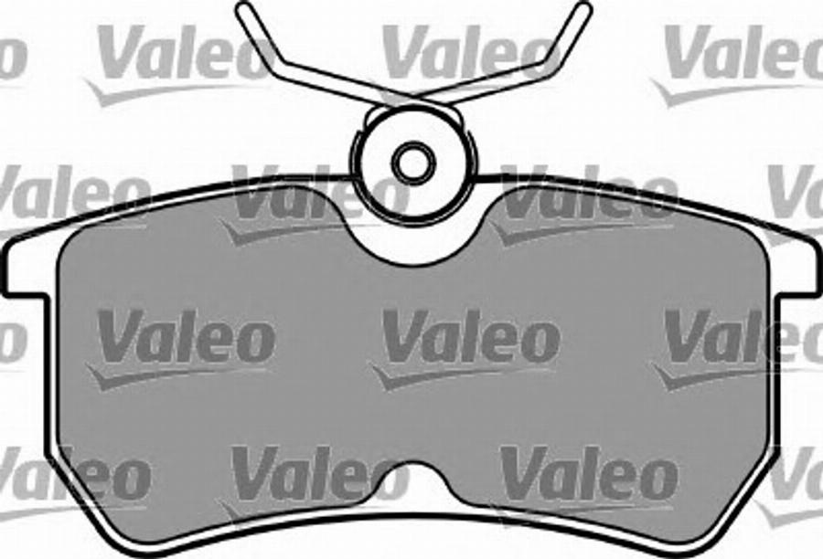 Valeo 597281 - Bremžu uzliku kompl., Disku bremzes www.autospares.lv