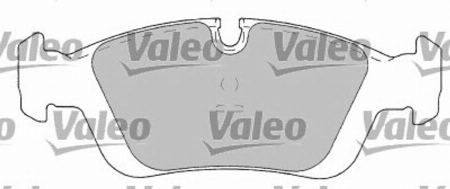 Valeo 597275 - Тормозные колодки, дисковые, комплект www.autospares.lv