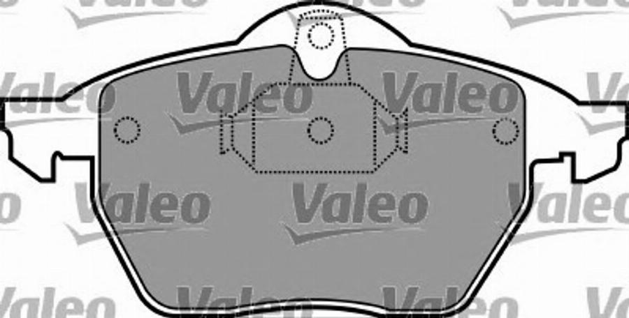 Valeo 597277 - Тормозные колодки, дисковые, комплект www.autospares.lv